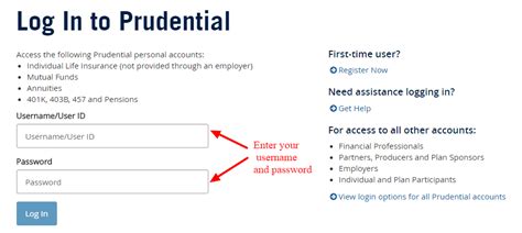 prudential insurance my access.